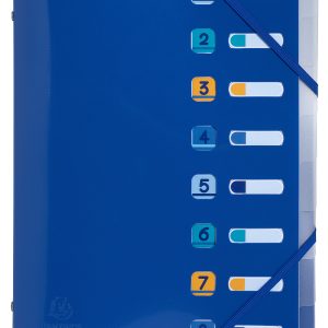 EXACOMPTA Ordnungsmappe A4 56212E marineblau PP, 8 Fächer
