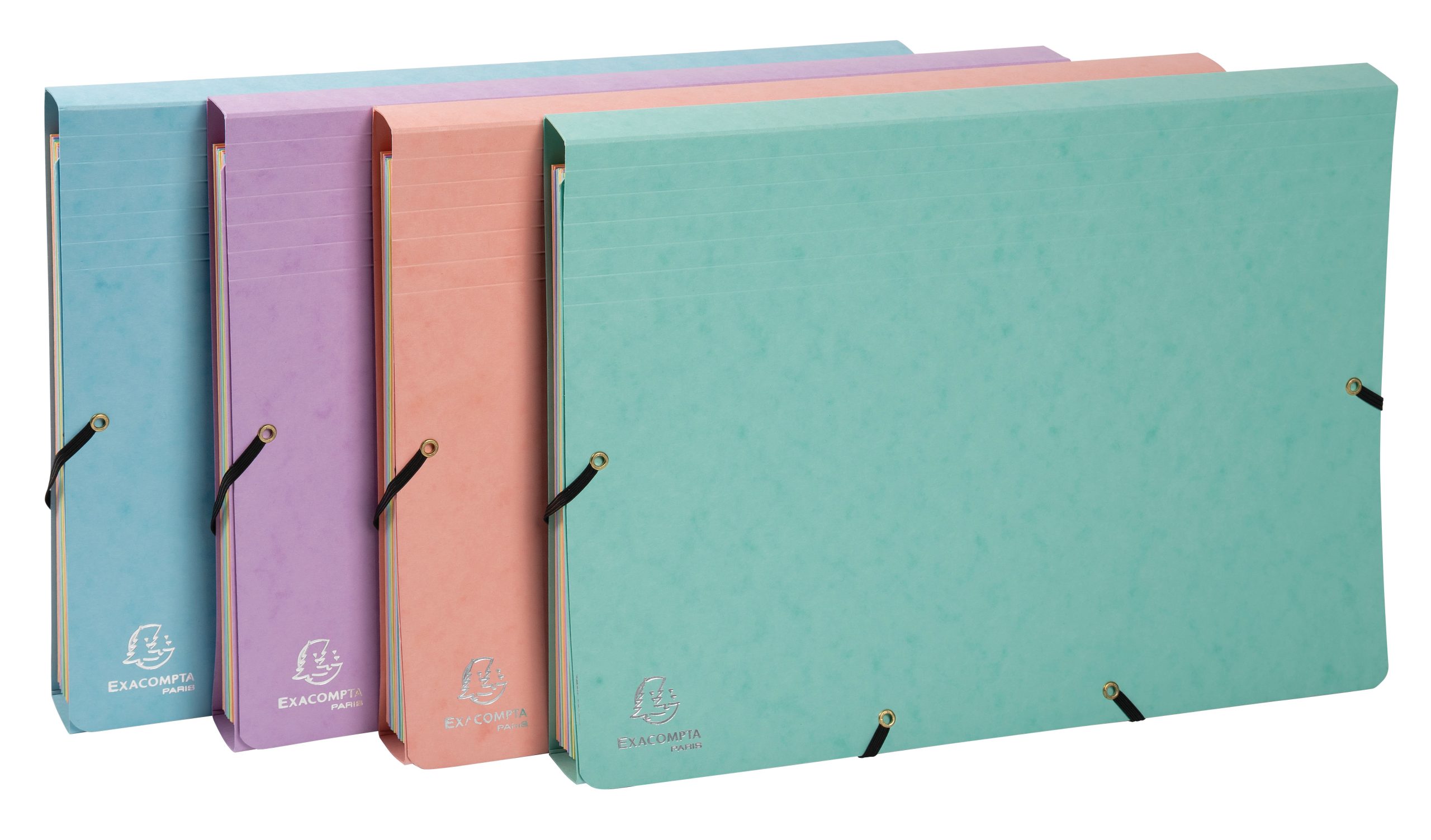 EXACOMPTA-58560E-3130630585602 EXACOMPTA Fächermappe Aquarel A4 58560E ass. 12-teilig – Hochwertig & günstig bei ShopDeca