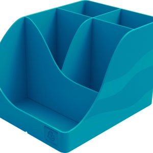 EXACOMPTA Stifteköcher Neo Deco 69528D blau 5 Fächer