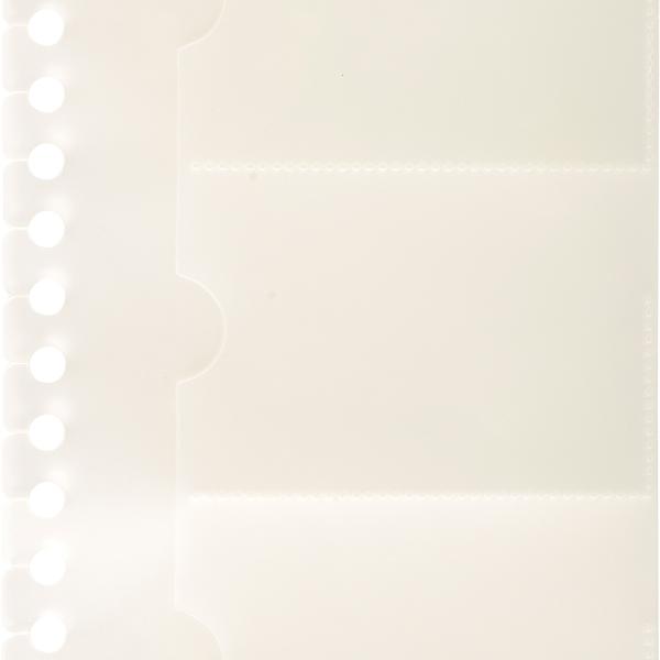 EXACOMPTA Visitenkartenbuch Exacard 85034E Ersatzhüllen 10 Stk. 19x12.5cm