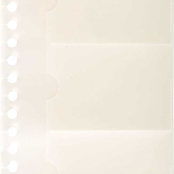 EXACOMPTA Visitenkartenbuch Exacard 85034E Ersatzhüllen 10 Stk. 19x12.5cm