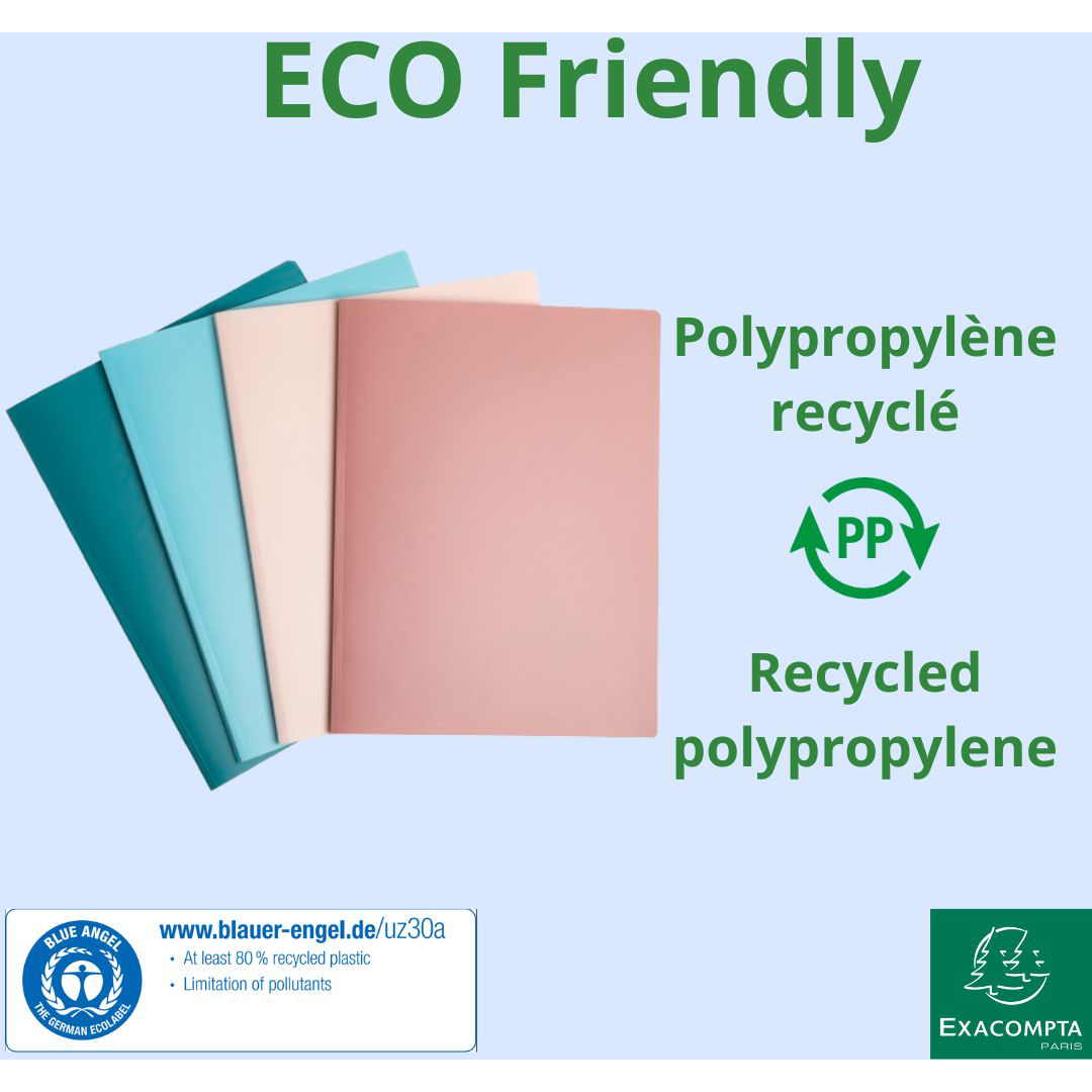 ECO Friendly - 86270E_det EXACOMPTA Sichtbuch Skandi A4 86270E assortiert 20 Hüllen – Hochwertig & günstig bei ShopDeca