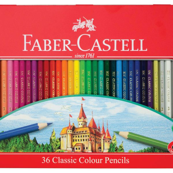 FABER-CASTELL Farbstifte Classic Colour 115886 36 Stück, mehrfarbig