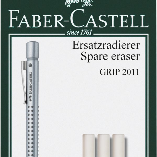 FABER-CASTELL Radierer 131597 Grip 2011 3 Stück
