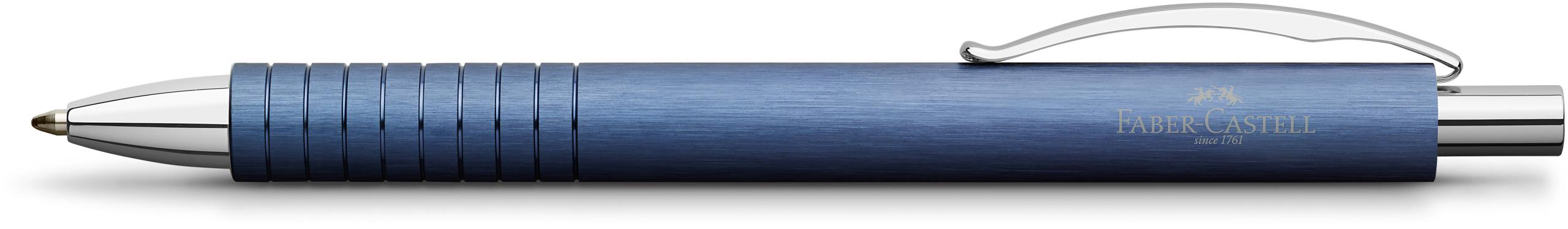 148426_Essentio Aluminium ballpoint pen, B, blue FABER-CASTELL Kugelschreiber Essentio B 148426 blau – Hochwertig & günstig bei ShopDeca