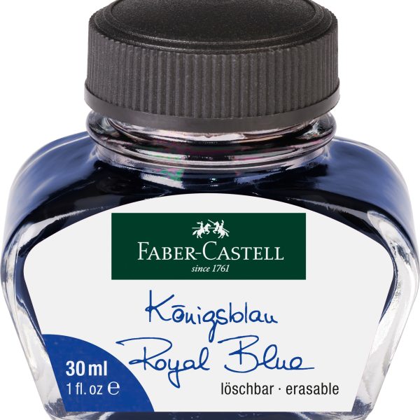 FABER-CASTELL Tintenglas 30ml 149839 königsblau
