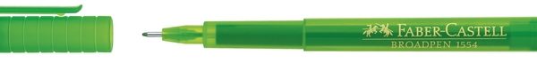 FABER-CASTELL Fineliner Broadpen 1554 0.8mm 155466 hellgrün