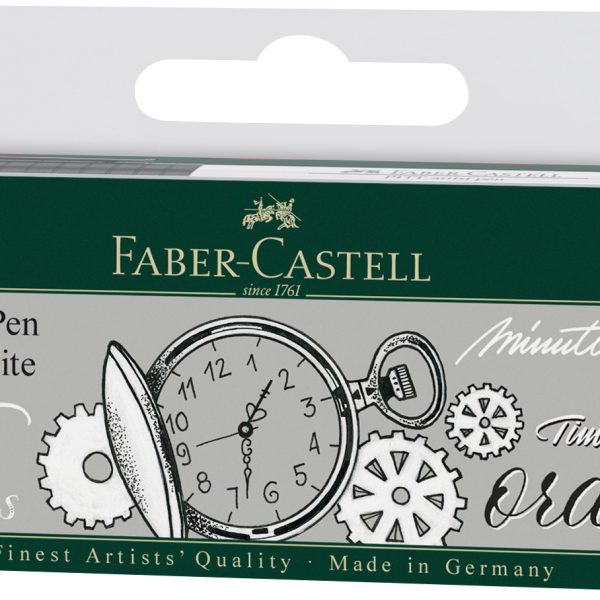 FABER-CASTELL Pitt Artist Pen 167151 black & white 4 Stück