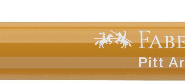 FABER-CASTELL Pitt Artist Pen Brush 2.5mm 167468 grüngold