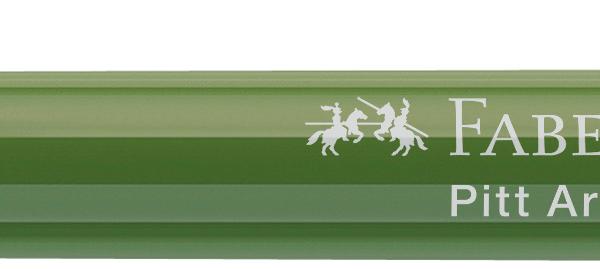 FABER-CASTELL Pitt Artist Pen Brush 2.5mm 167476 chromoxydgrün stumpf