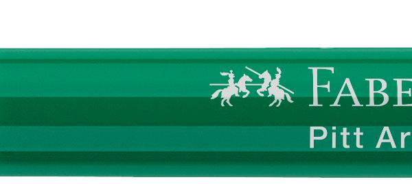 FABER-CASTELL Pitt Artist Pen Brush 2.5mm 167478 phtalogrün dunkel