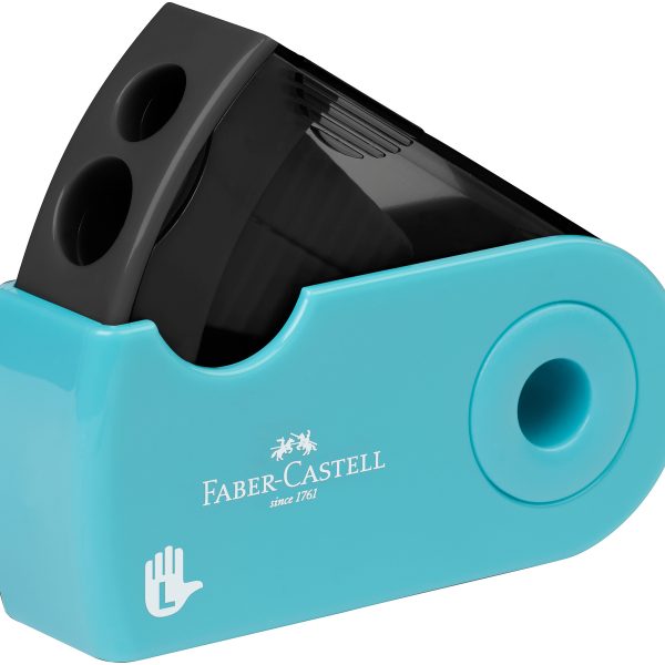 FABER-CASTELL Doppelspitzdose Sleeve 182770 türkis