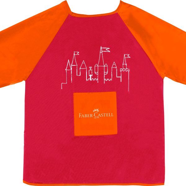 FABER-CASTELL Malschürze 201204 rot/orange