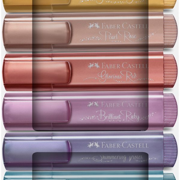 FABER-CASTELL Textmarker TL 46 254678 Metallic 8 Stück