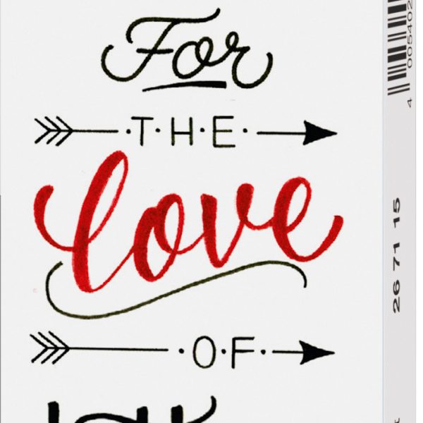 FABER-CASTELL Pitt Art Pen Handlettering 267115 schwarz 4 Stück