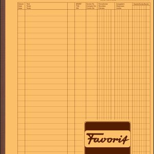 FAVORIT Kassabuch MwSt A4 354OK 50x2 Blatt