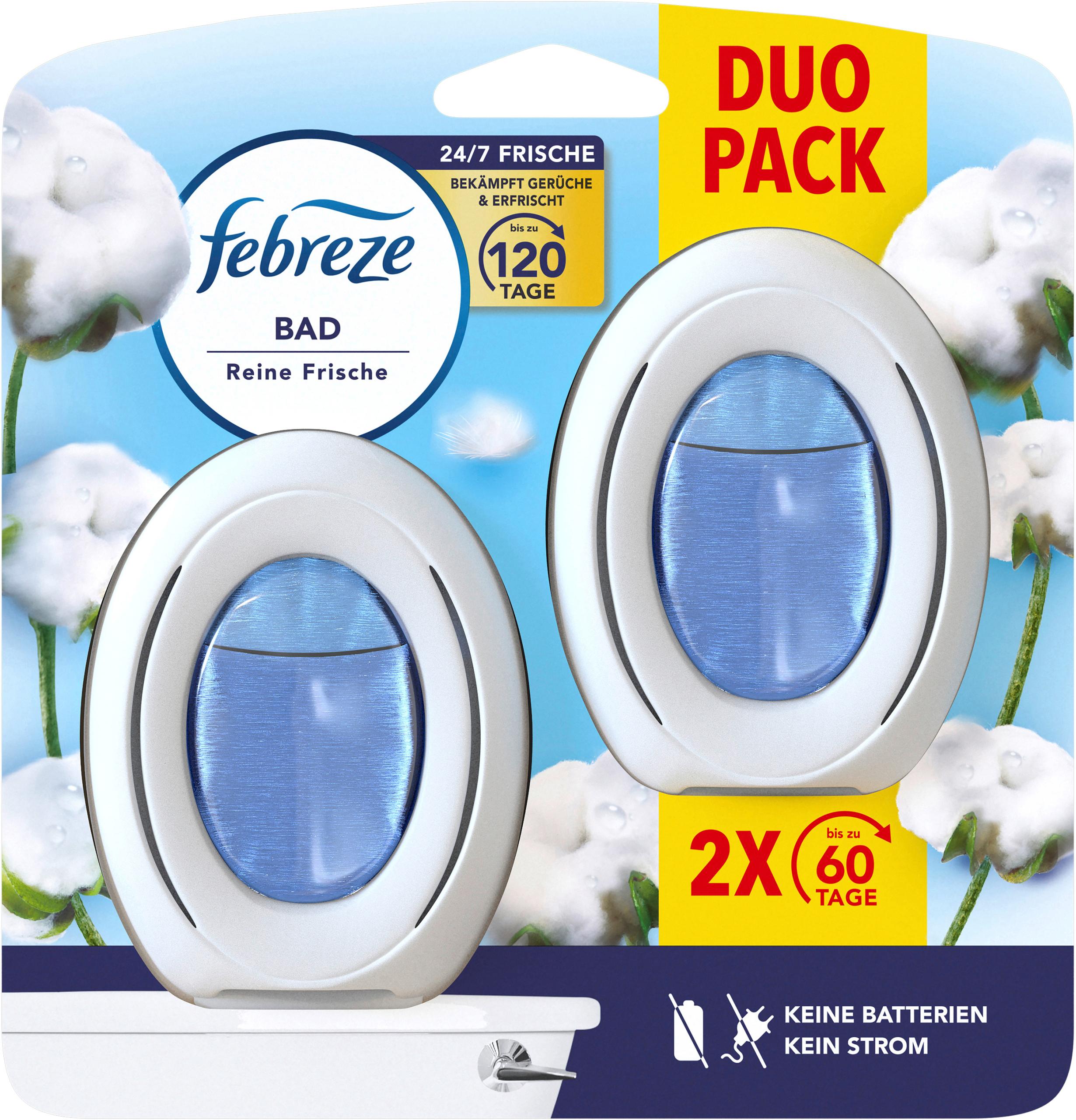 checked bmh FEBREZE Bad Lufterfrischer 972114 Reine Frische Duo 2x8ml – Hochwertig & günstig bei ShopDeca