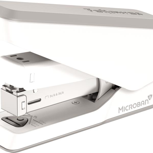 FELLOWES Heftgerät EasyPress LX840 5011701 Microban, weiss 25 Blatt