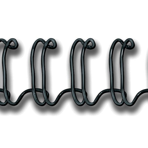 FELLOWES Drahtbinderücken 8mm 53261 schwarz 100 Stück