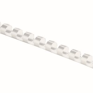 FELLOWES Plastikbinderücken 6mm 5330003 weiss 25 Stück