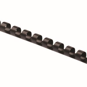 FELLOWES Plastikbinderücken 6mm 5330302 schwarz 25 Stück