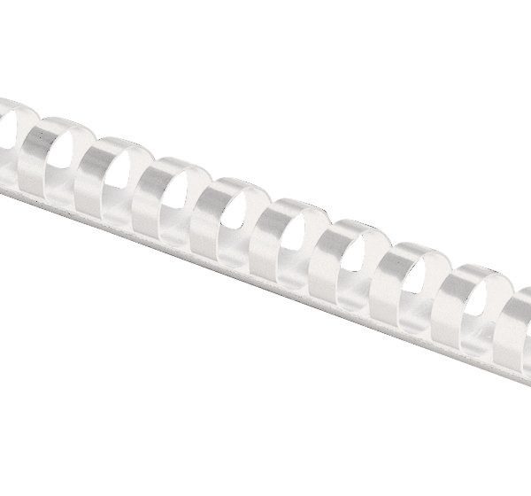 FELLOWES Plastikbinderücken 8mm A4 5330403 weiss 25 Stück