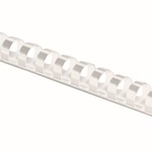 FELLOWES Plastikbinderücken 10mm 5330803 weiss 25 Stück