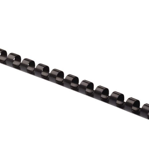 FELLOWES Plastikbinderücken 6mm A4 5345307 schwarz 100 Stück