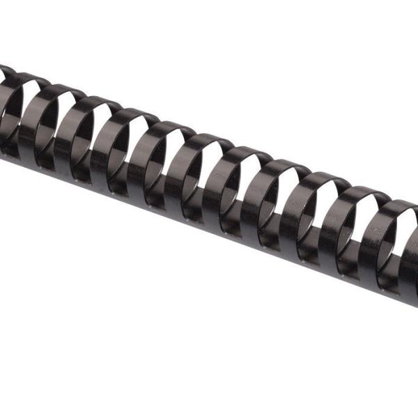 FELLOWES Plastikbinderücken 25mm 5348504 schwarz, rund 50 Stück