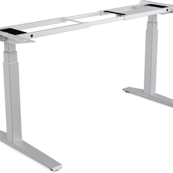 FELLOWES Hubtischgestell Levado 8802001 silber, höhenverstellbar