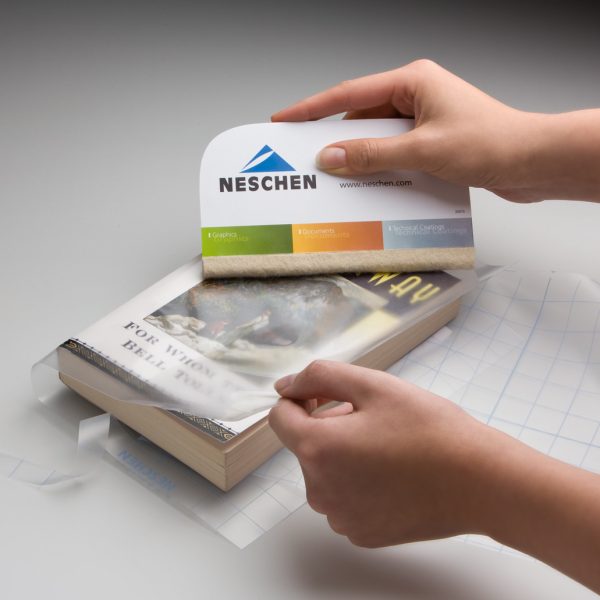 FILMOLUX Buchschutzfolie Soft 36cmx25m 26870 glanz, 70my, wenig Klebekraft