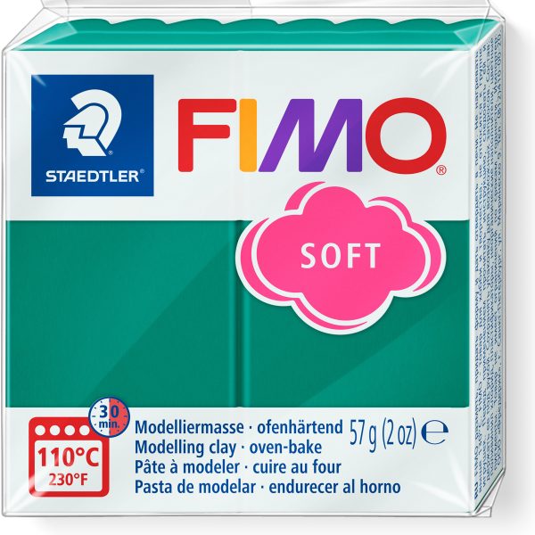 FIMO Knete Soft 57g 8020-56 grün