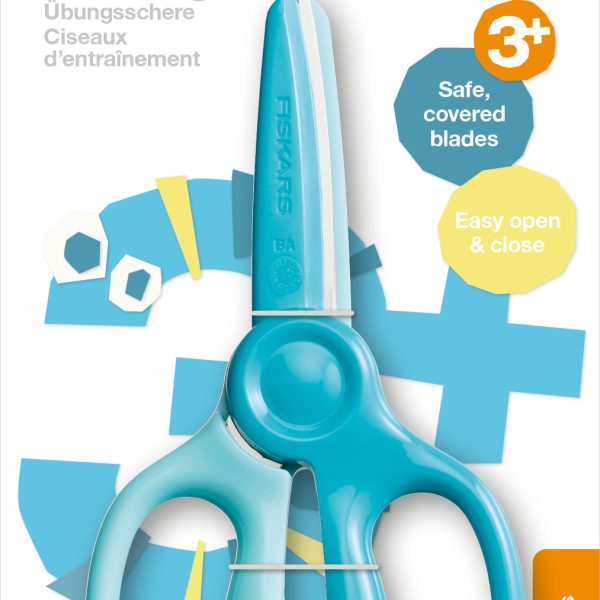FISKARS Kinderschere 8.6cm 1064068 türkis, zur Übung