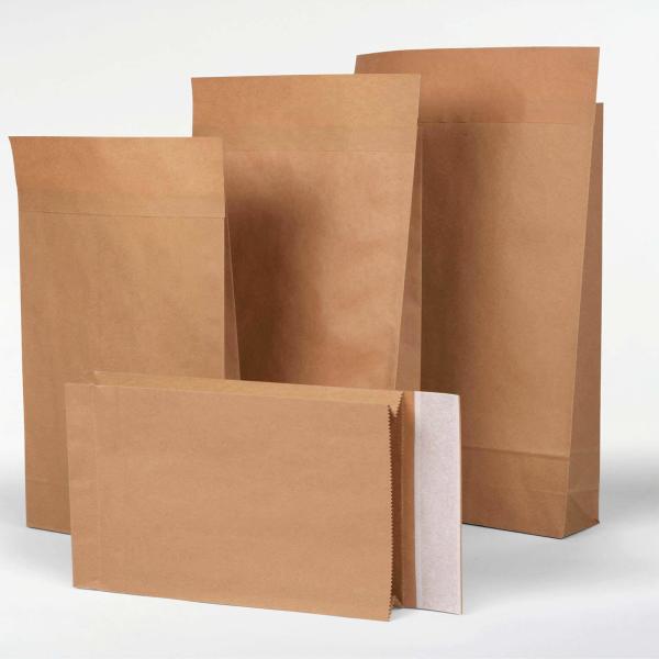 FLEXIPAK Faltenbeutel Kraftpapier SK 2FVMF001150 braun, 300x80x430mm 200 Stück