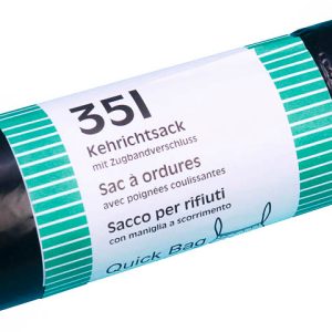 FLEXIPLAST Kehrichtsäcke OKS 35lt 1114 40my, LD-PE, schwarz 20 Stück