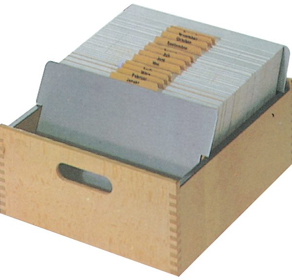 FLÜCK Karteikasten A5 A5QUER/30 Buche 23.3x10x30cm