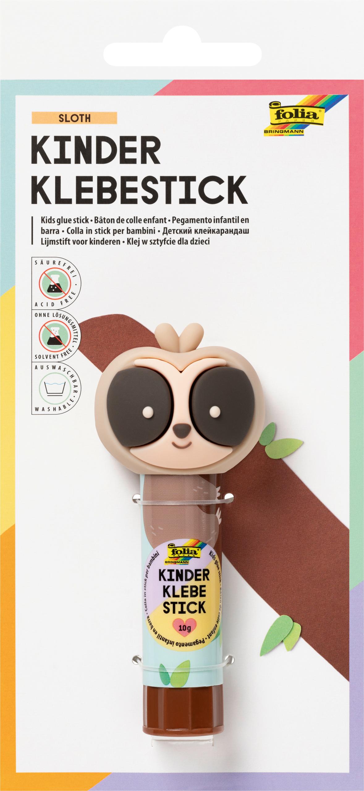 FOLIA-2413-4001868142549 FOLIA Klebestift 10g 2413 Kids Sloth – Hochwertig & günstig bei ShopDeca