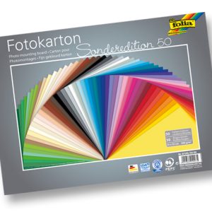 FOLIA Fotokarton 25x35cm 6125/50 99 300g, ass.