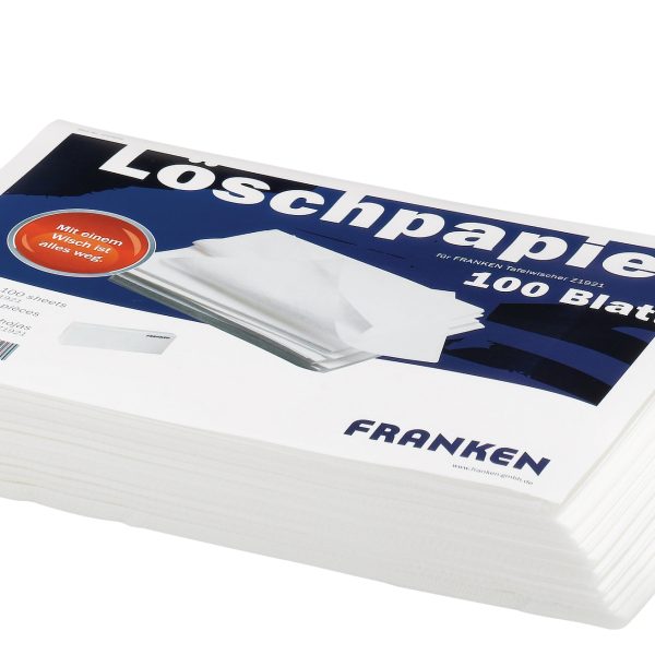 FRANKEN Löschpapier Z1925 Tafelwischer Z1921 100 B.