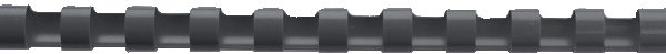 GBC Plastikbindrücken 6mm A4 4028173 schwarz, 21 Ringe 100 Stück