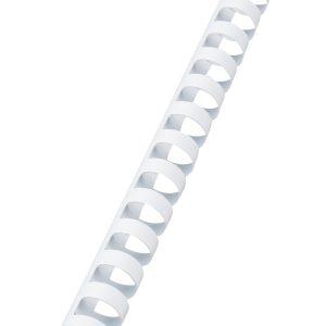 GBC Plastikbindrücken 16mm A4 4028610 weiss, 21 Ringe 100 Stück