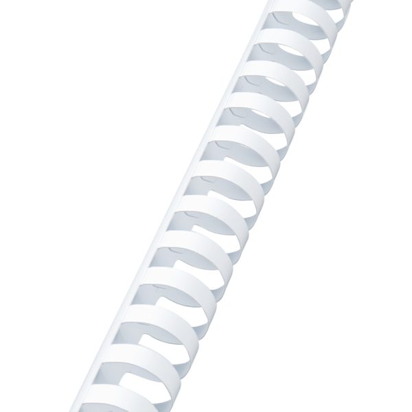 GBC Plastikbindrücken 22mm A4 4028612 weiss, 21 Ringe 100 Stück