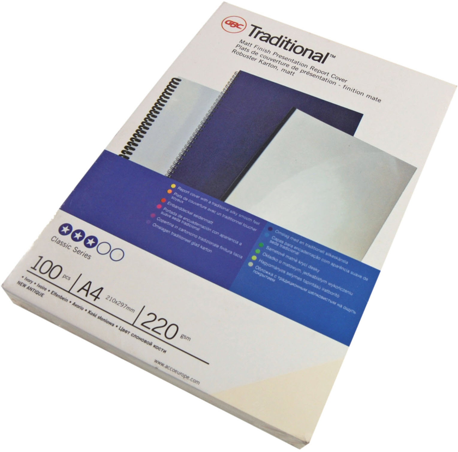 GBC-IB421082-0013465421082 GBC Karton Traditional A4 IB421082 weiss, 350g 100 Stück – Hochwertig & günstig bei ShopDeca