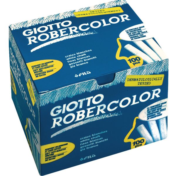 GIOTTO Kreiden Robercolor 538800 weiss 100 Stück