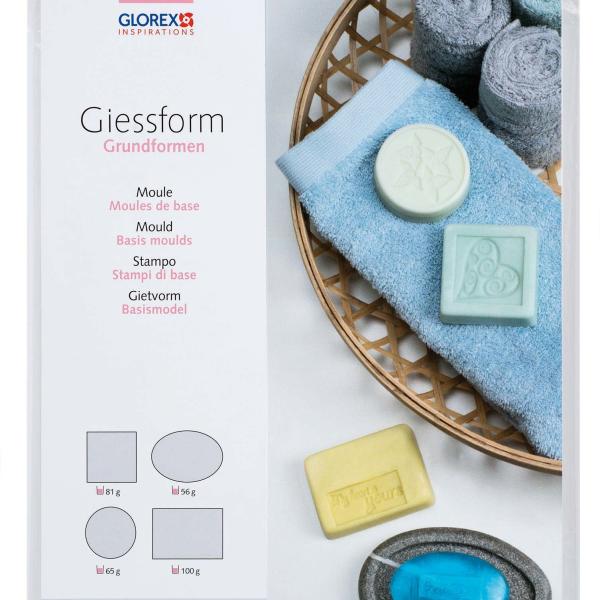 GLOREX Seifengiessform 61600401 Grundformen