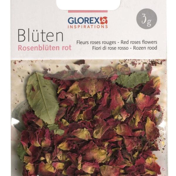 GLOREX Rosenblüten 3g 61601102 rosa