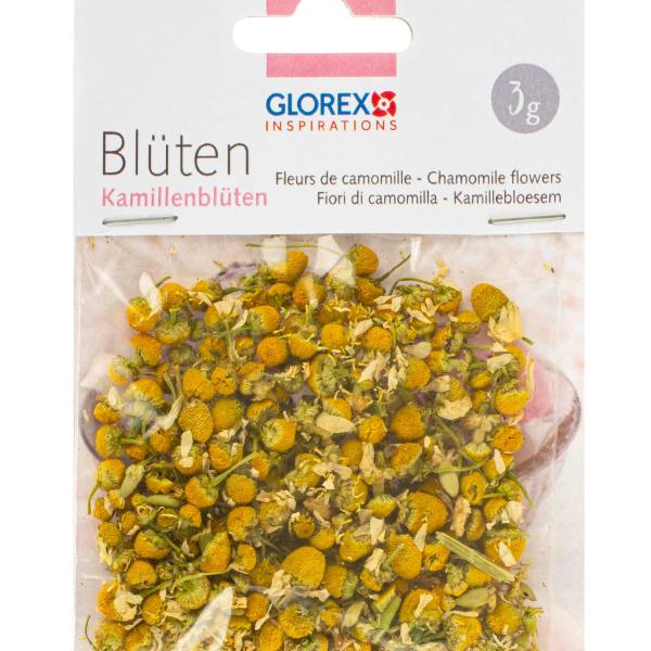 GLOREX Kamillenblüten 3g 61601107 gelb