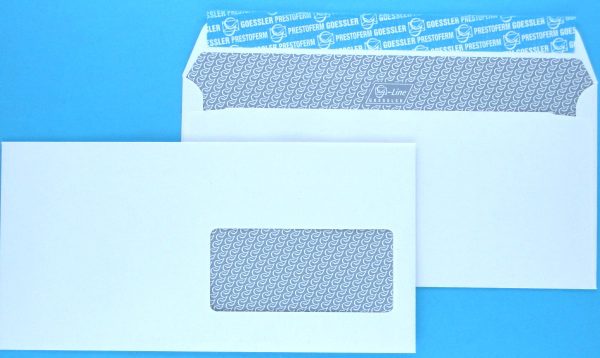 GOESSLER Couvert G-Line m/Fenster C5/6 2031 100g, weiss 500 Stück
