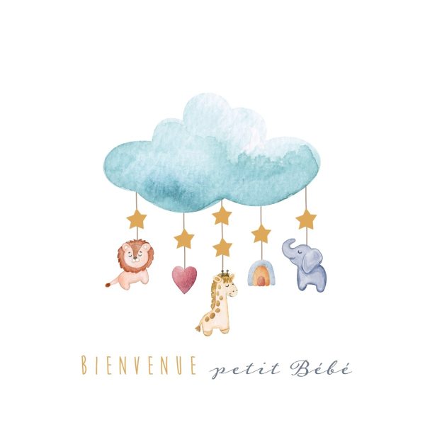 GOLDBEK Glückwunschkarte Baby FR B6 8411.A Baby Mobile