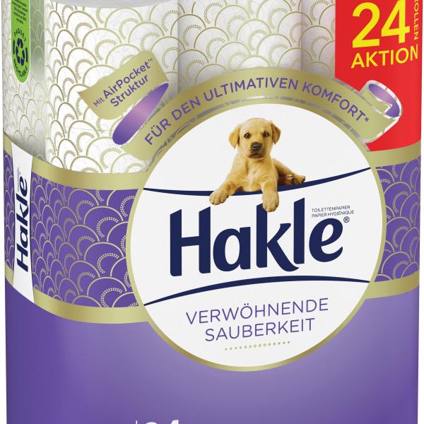 HAKLE Toilettenpapier 4161804 Verwöhnende Sauberkeit 24 Rl.